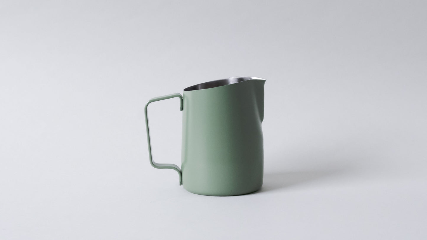 SLOW POUR SUPPLY® x WPM Pitcher with Wide Spout in Moss Green (15 oz)