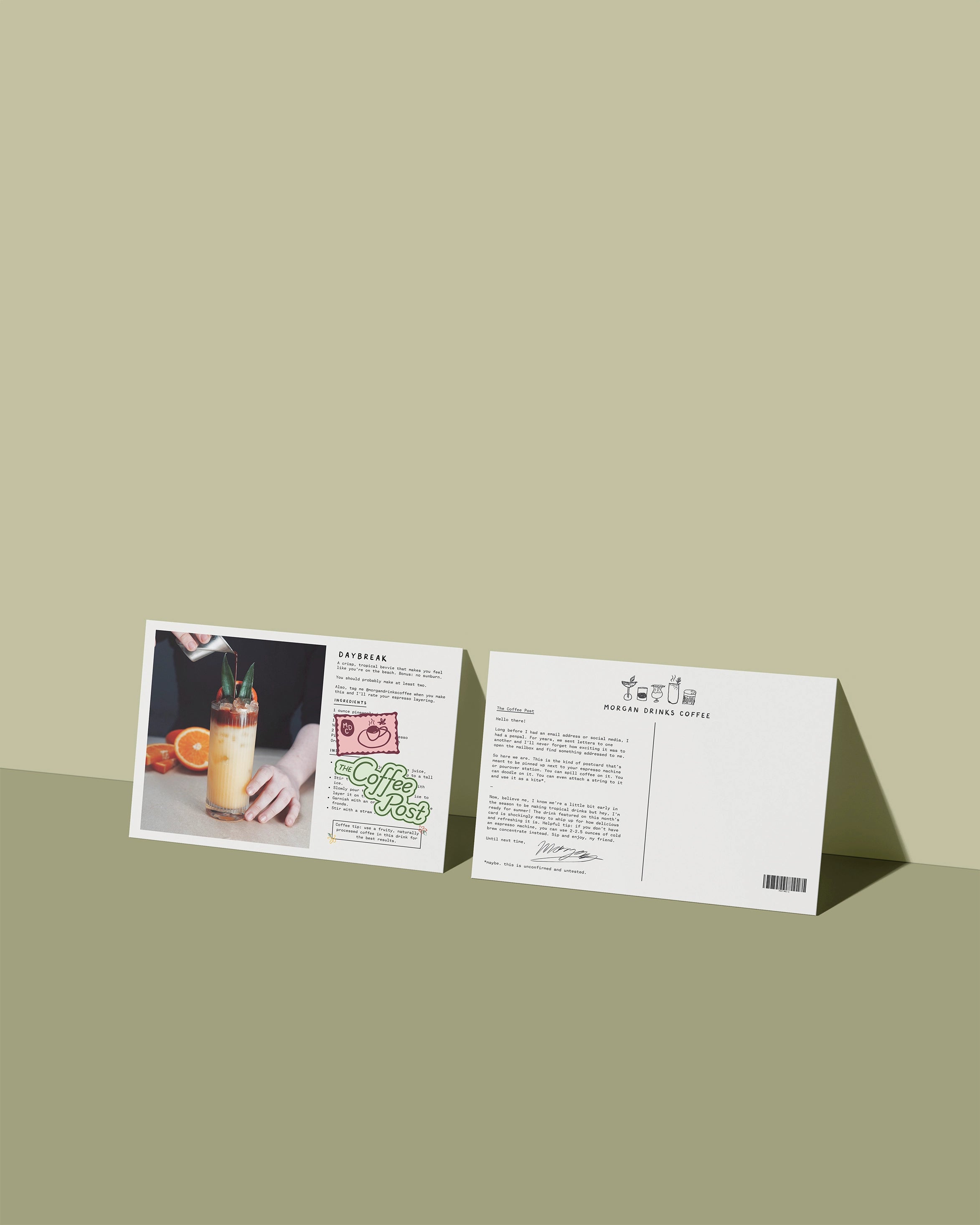The Coffee Post Monthly Postcard