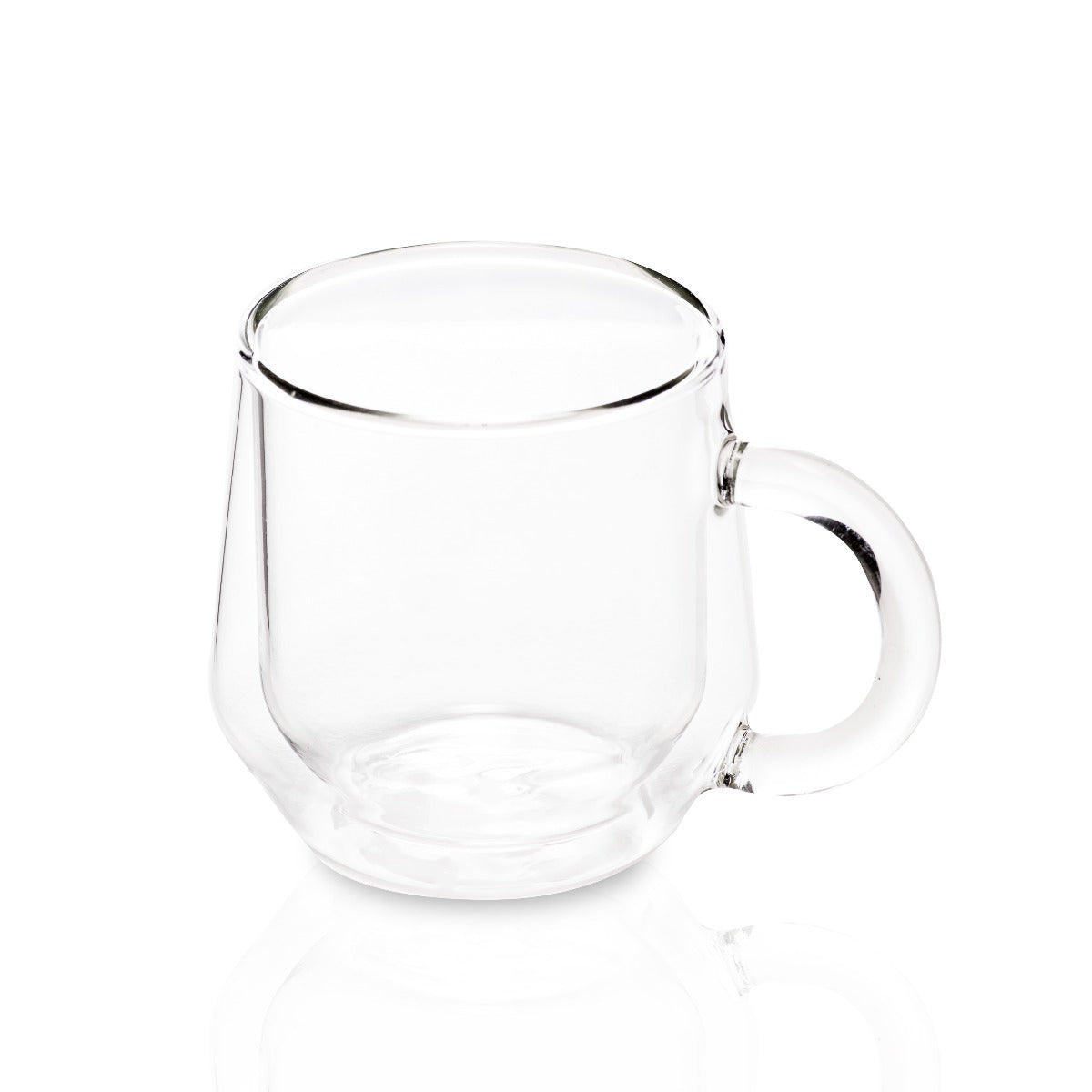 Hearth Double Wall Glass Mug, 175ml (6 oz) Set of 2 – Morgan