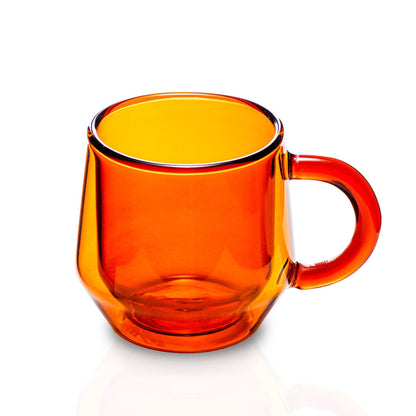 Hearth Double Wall Glass Mug, 175ml (6 oz) Set of 2